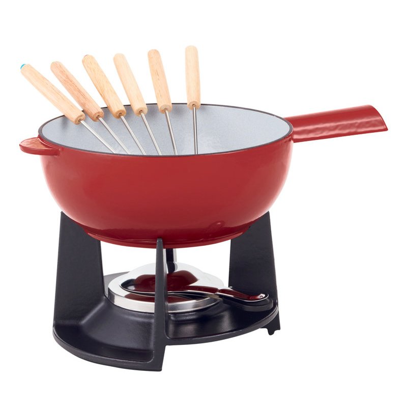 1 8 Lt Ilsa Normandie Set Fonduta Per 6 Persone In Ghisa