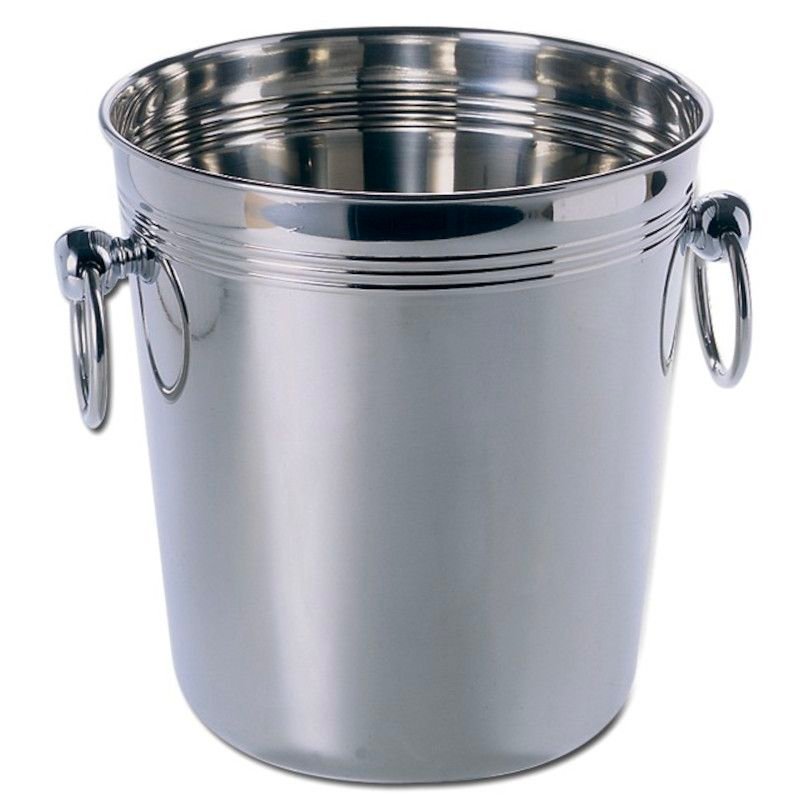 20 X H 21 Cm Ilsa Secchiello Champagne In Acciaio Inox