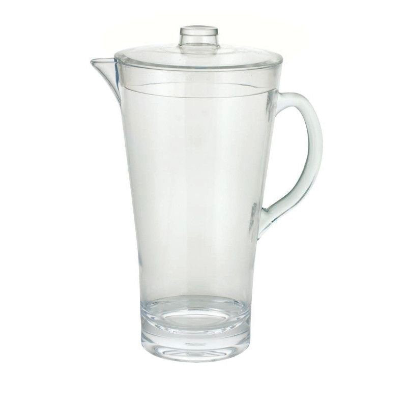 2 2 Lt Ilsa Crystal Perla Caraffa In Acrilico Con Coperchio