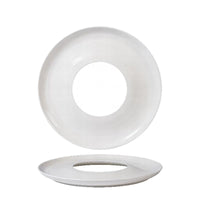 31 Cm Essentia Magnesium Deep Ring Piatto Presentazione Rotondo In Porcellana Set 2 Pz