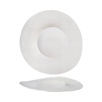 26 5 Cm Essentia Magnesium Orbit Piatto Presentazione Rotondo In Porcellana Set 2 Pz