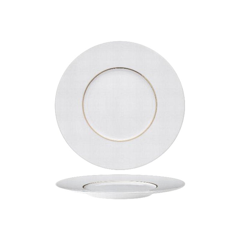 23 Cm Essentia Ligne D Or Piatto Frutta Dessert In Porcellana Set 6 Pz