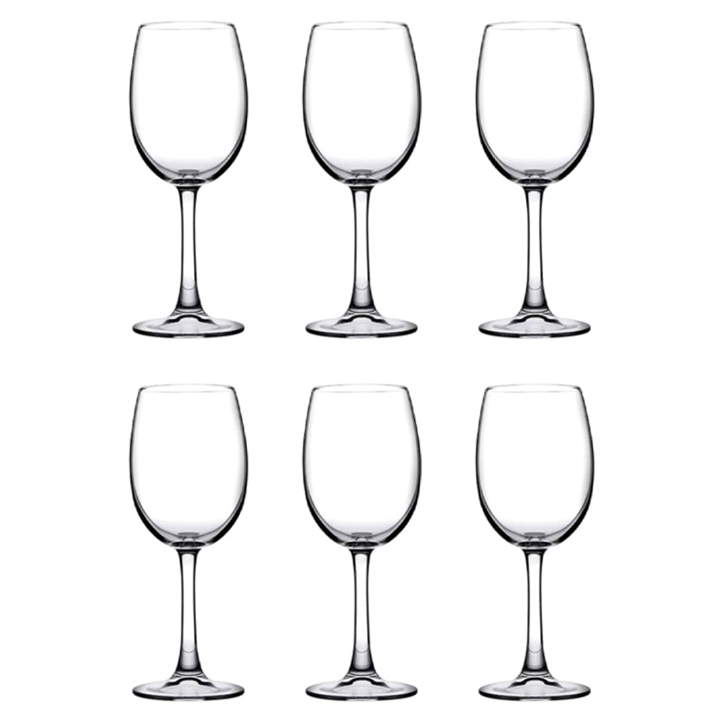 35 Cl Pasabahce Palomino Calice Vino Bianco In Vetro Temperato Set 6 Pezzi