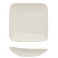 21X21 Cm Ariane Vital Square Piatto Fondo In Porcellana Set 6 Pz