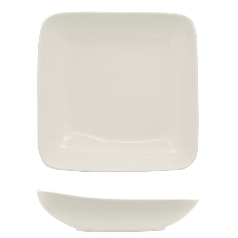 21X21 Cm Ariane Vital Square Piatto Fondo In Porcellana Set 6 Pz