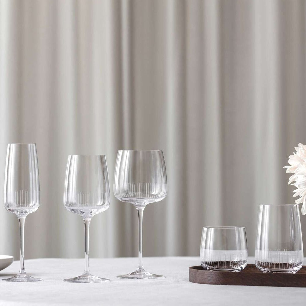 30 cl - Villeroy & Boch Afina Bicchiere Cocktail Long Drink In Vetro Set 4 Pz