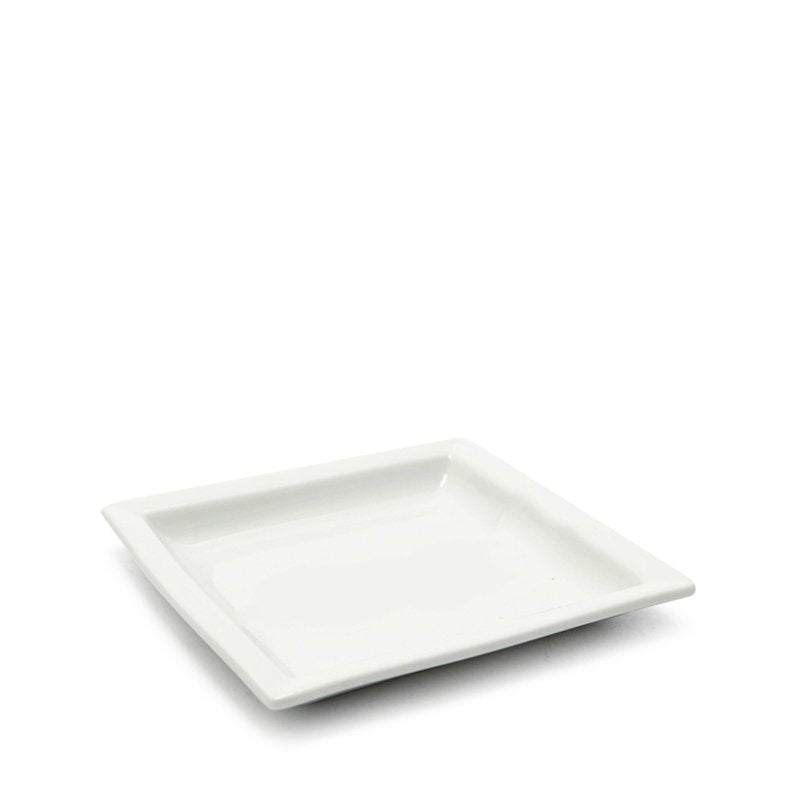 10X10 Cm Lioness Justwhite Piatto Piano In Porcellana Set 6 Pz