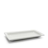 17 8X8 7 Cm Lioness Justwhite Piatto Presentazione Rettangolare In Porcellana Set 6 Pz