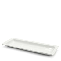 22 5X8 7 Cm Lioness Justwhite Piatto Presentazione Rettangolare In Porcellana Set 6 Pz