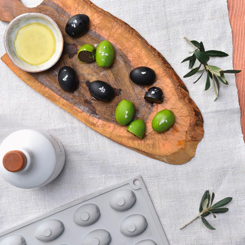 30 Forme Pavoni Gourmand Stampo Decorazioni Olive In Silicone
