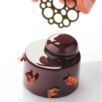 15 Forme Pavoni Circles 2 Stampo Decorazioni Fiori In Silicone