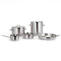 Paderno Series 1100 Grand Gourmet Casseruola Bassa Conica Con Manico In Acciaio Inox