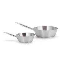 Paderno Series 1100 Grand Gourmet Casseruola Bassa Conica Con Manico In Acciaio Inox