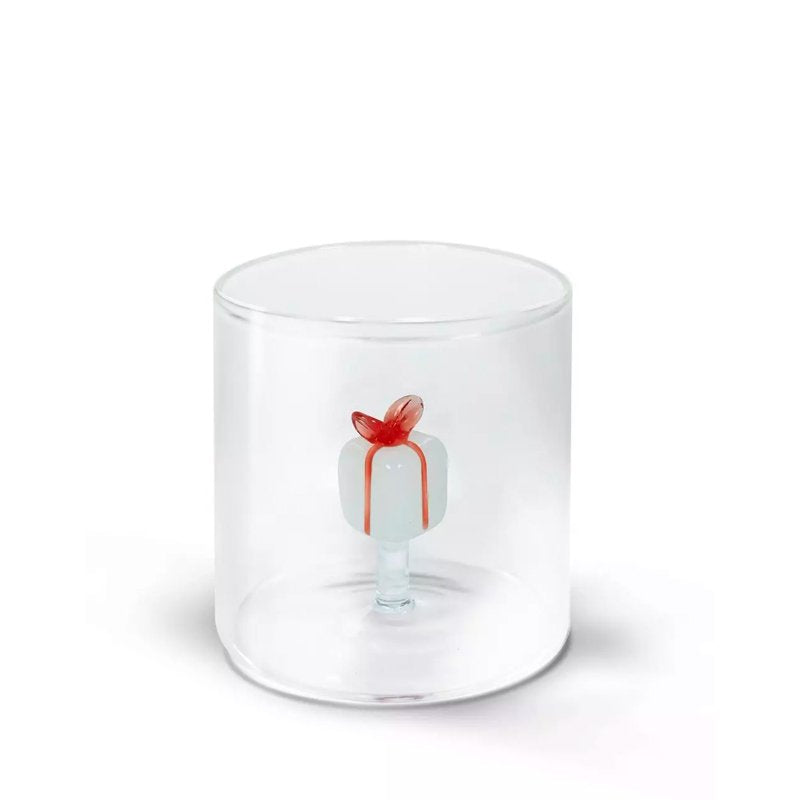25 cl - Monterey Noël Verre à Eau en Verre Borosilicate - Set de 4