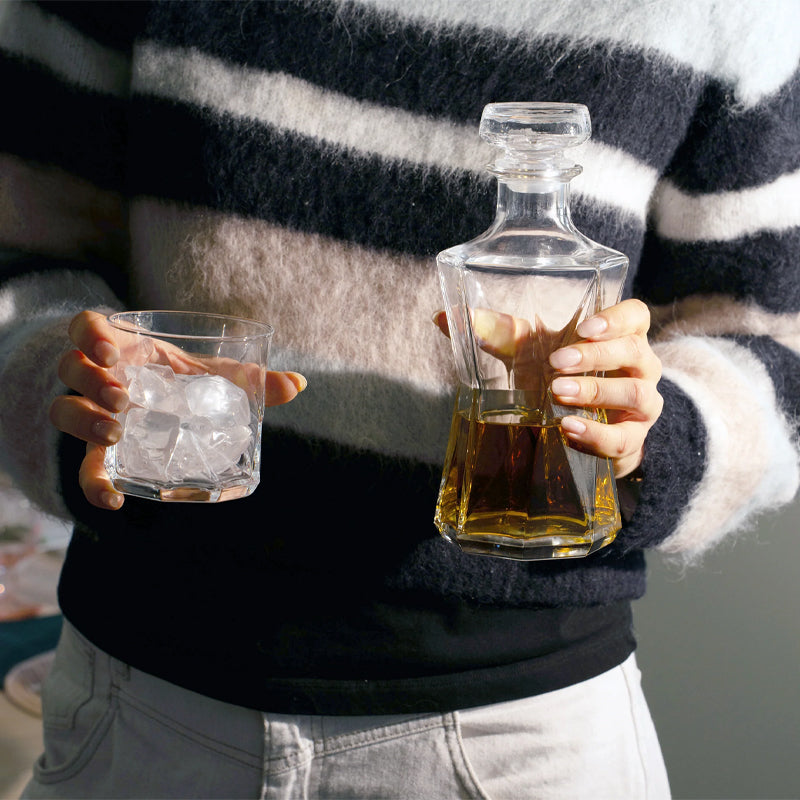 1 Litro Bormioli Rocco Cassiopea Decanter Whisky In Vetro