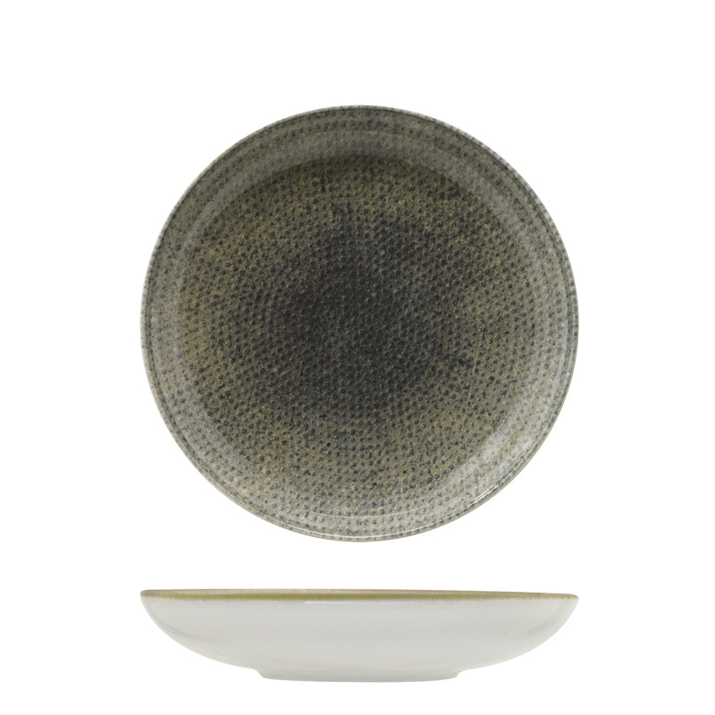 22 Cm Saturnia Nail Piatto Fondo In Porcellana Set 12 Pz