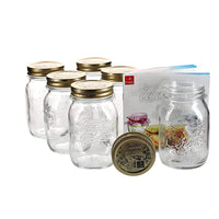 50 Cl Bormioli Rocco Quattro Stagioni Vasetto Con Ricettario Set 6 Pz