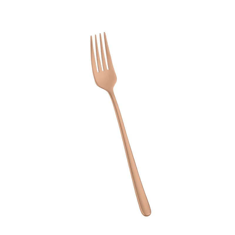 Pinti Sky Satin Treasure Copper Forchetta Tavola 
