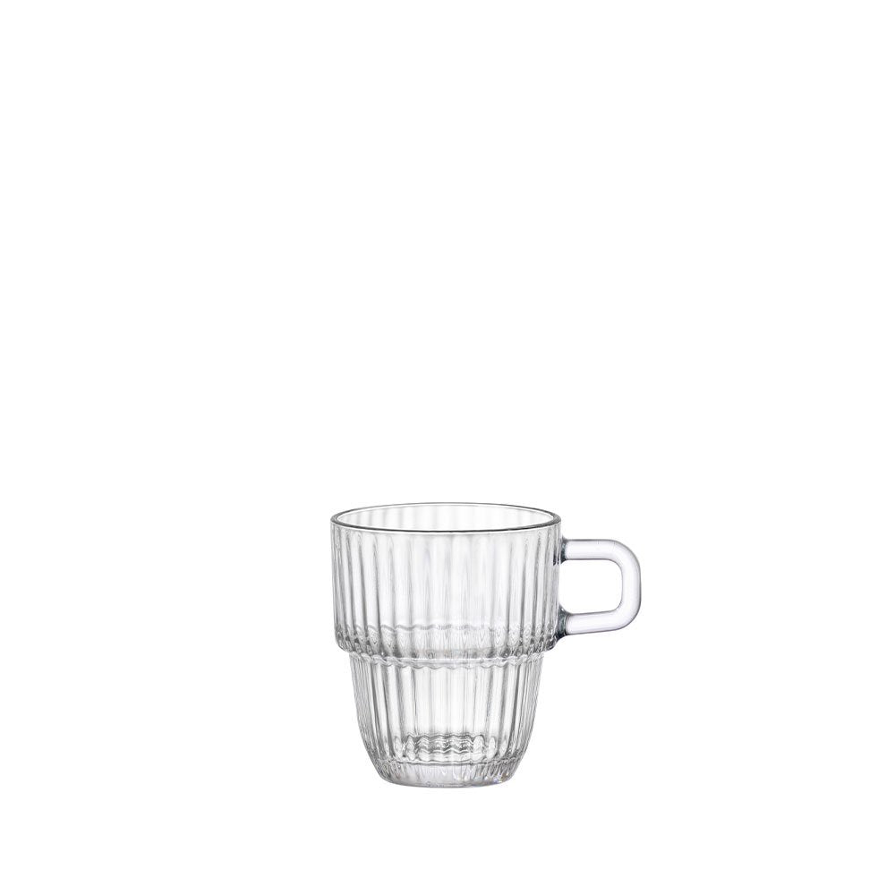 8.9 cl - Bormioli Rocco Barshine Espresso Tazzina Caffè In Vetro Set 12 Pz