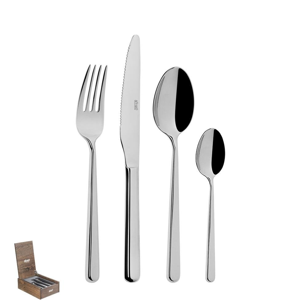 Luna Servizio Posate In acciaio Inox 18/10 Set 24 Pz