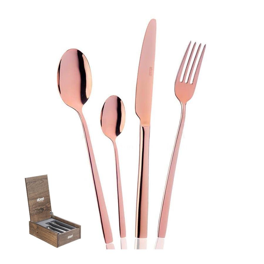 Infinito Servizio Posate In Acciaio Inox - Set 24 Pz