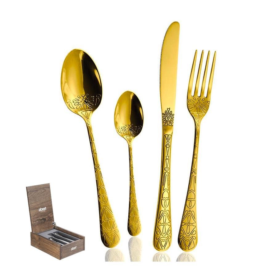 Tattoo Servizio Posate In Acciaio Inox - Set 24 Pz