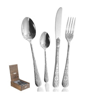 Tattoo Servizio Posate In Acciaio Inox - Set 24 Pz
