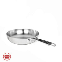 Alu-Inox 3-ply Padella Alta Induzione Con Manico Tubolare In AluInox