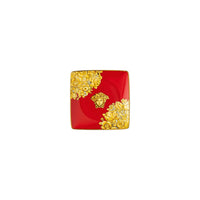 11.3x11.3 cm - Versace Medusa Rhapsody Coppetta Svuotatasche Quadrata In Porcellana