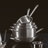 Paderno Series 2500 3-Ply Casseruola Alta con 2 manici In Acciaio Inox
