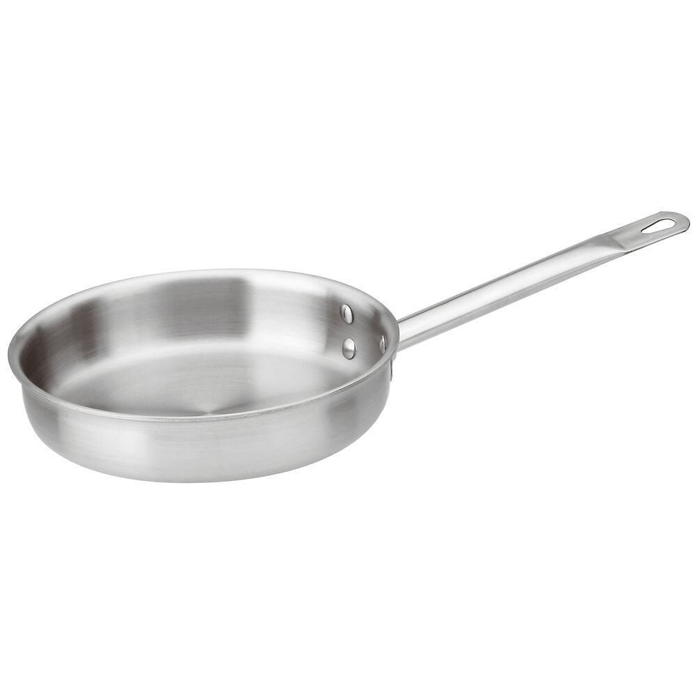 Paderno Series 2500 3-Ply Casseruola Bassa Bombè Con Manico In Acciaio Inox
