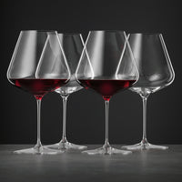 96 cl - Spiegelau Definition Calice Vino Rosso Burgundy In Vetro Cristallino - Set 4 Pz