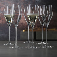 25 cl - Spiegelau Definition Calice Flute Champagne In Vetro Cristallino - Set 4 Pz