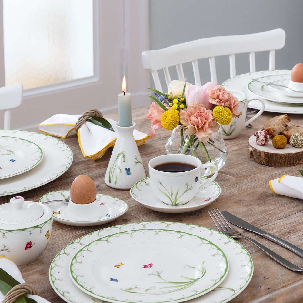 14.8 cm - Villeroy & Boch Colorful Spring Piattino Tazzina Tè In Porcellana Premium - Set 6 Pz