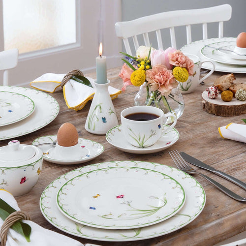 27.4 cm - Villeroy & Boch Colorful Spring Piatto Piano In Porcellana Premium - Set 6 Pz