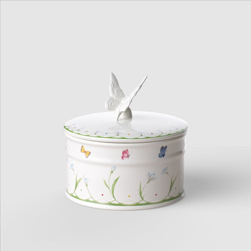 140 cl - Colorful Spring Round Jar In Premium Porcelain