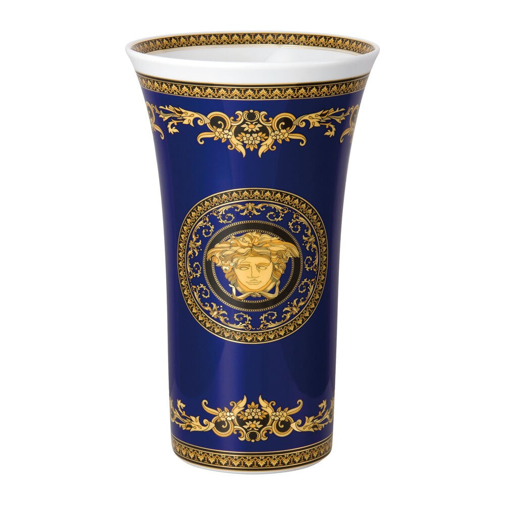 34.5 cm - Versace Medusa Vaso Tavola In Porcellana
