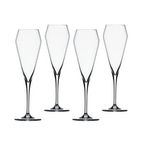 25.2 cl - Spiegelau Willsberger Anniversary Calice Flute Champagne In Vetro Cristallino - Set 4 Pz