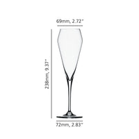 25.2 cl - Spiegelau Willsberger Anniversary Calice Flute Champagne In Vetro Cristallino - Set 4 Pz