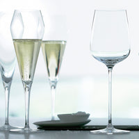 25.2 cl - Spiegelau Willsberger Anniversary Calice Flute Champagne In Vetro Cristallino - Set 4 Pz