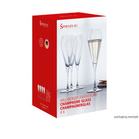 25.2 cl - Spiegelau Willsberger Anniversary Calice Flute Champagne In Vetro Cristallino - Set 4 Pz