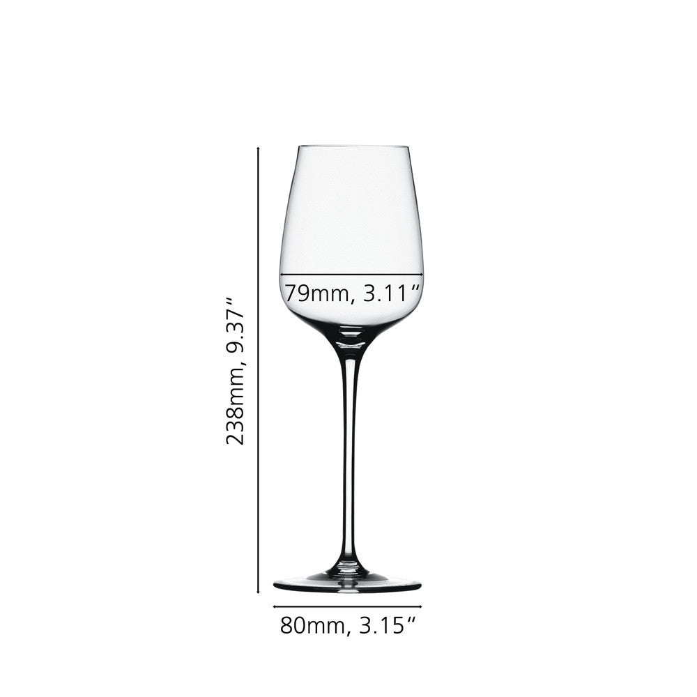37.8 cl - Spiegelau Willsberger Anniversary Calice Vino Bianco In Vetro Cristallino - Set 4 Pz