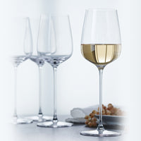 37.8 cl - Spiegelau Willsberger Anniversary Calice Vino Bianco In Vetro Cristallino - Set 4 Pz