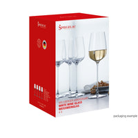 37.8 cl - Spiegelau Willsberger Anniversary Calice Vino Bianco In Vetro Cristallino - Set 4 Pz
