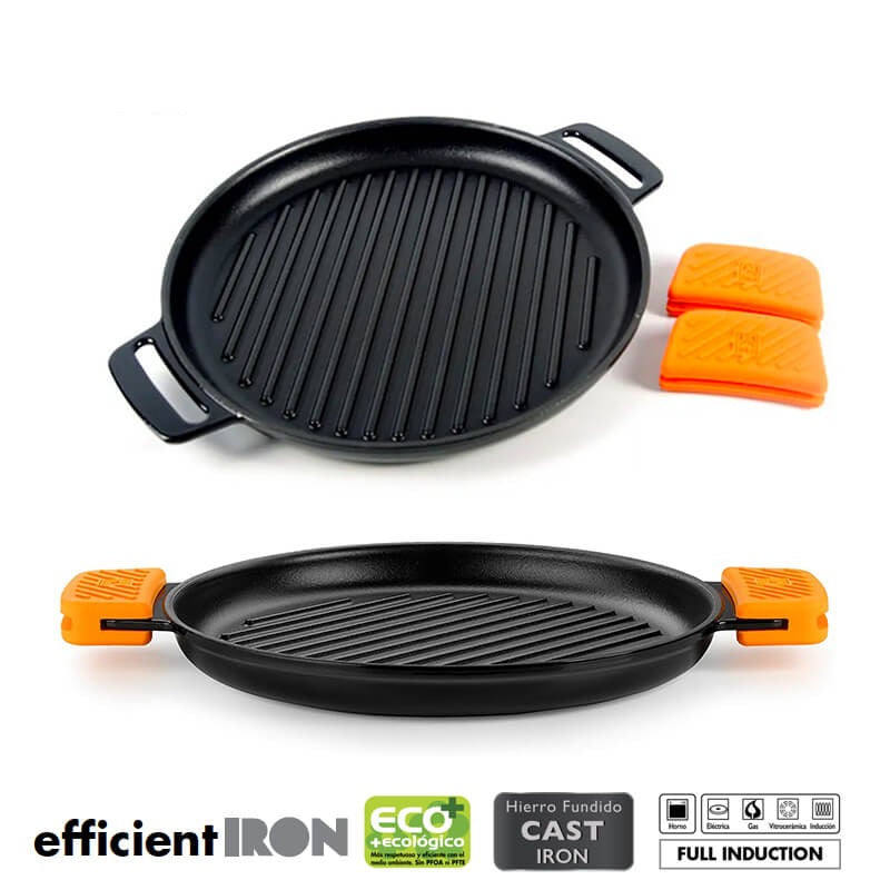 Efficient Cast Iron Grill Pan