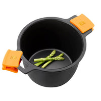 Efficiënte gegoten aluminium pot met deksel