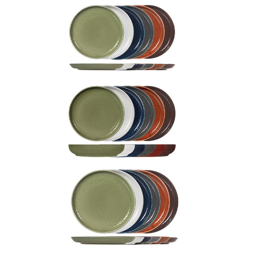 H&H Havana Nordic Servizio Piatti In Stoneware Set 18 Pz