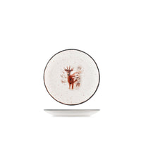 H&H Fairytale Charm Servizio Piatti Con Decoro Natalizio In Stoneware Set 18 Pz