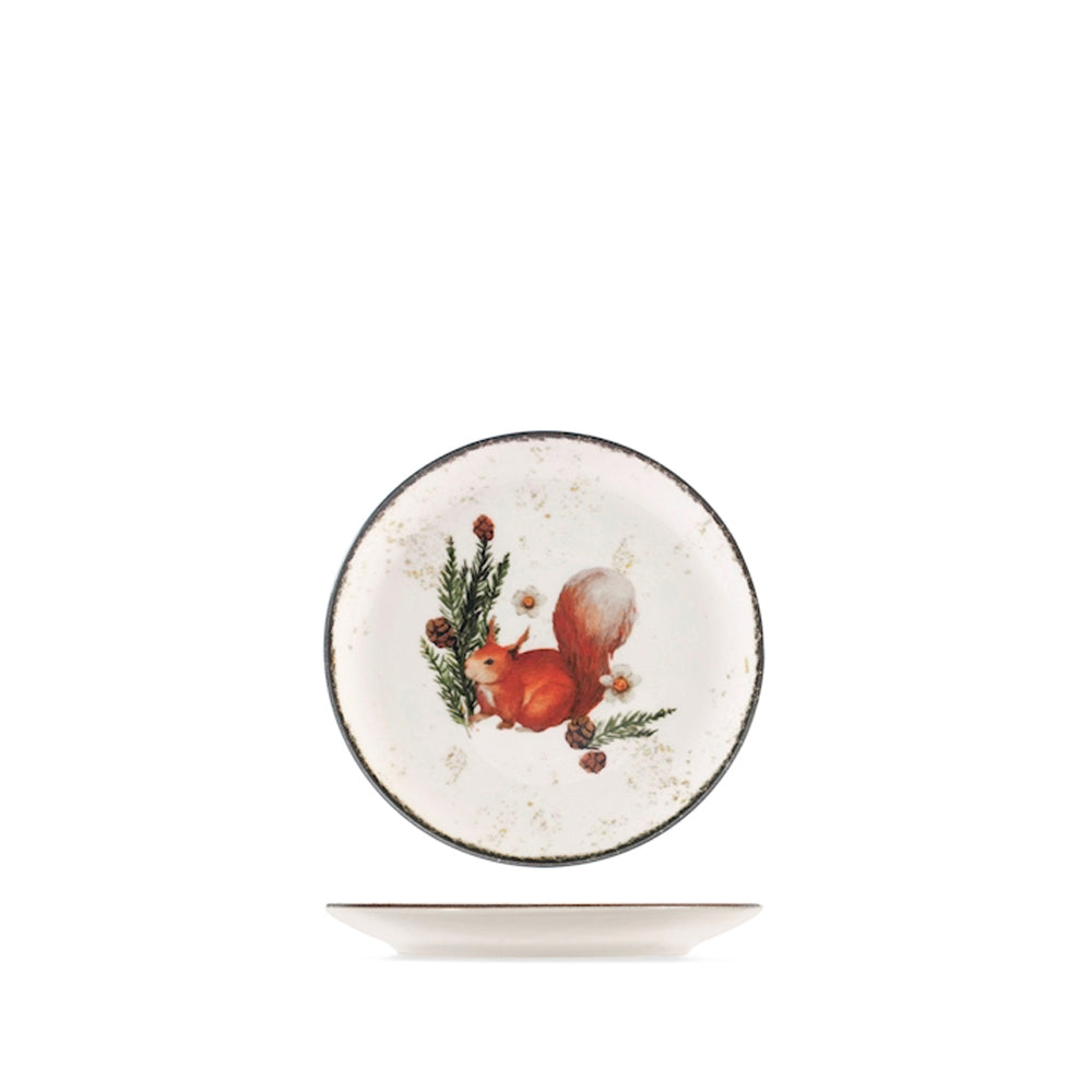 H&H Coup Nordic Garland Servizio Piatti In Stoneware Set 18 Pz