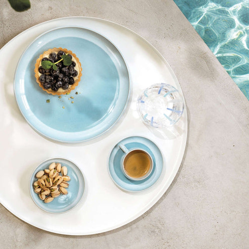 6 cl - Villeroy & Boch Perlemor Aqua Tazzina Caffè Espresso In Porcellana Premium - Set 6 Pz